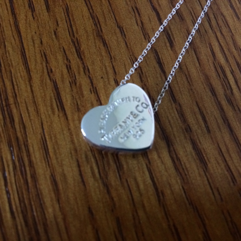 Tiffany's Heart Charm Necklace